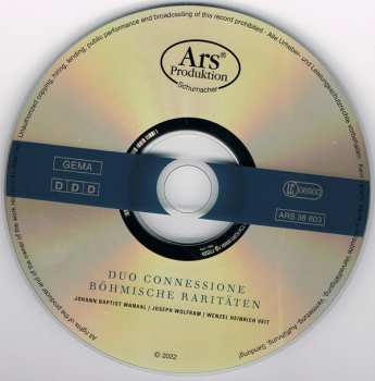 CD Duo Connessione: Böhmische Raritäten