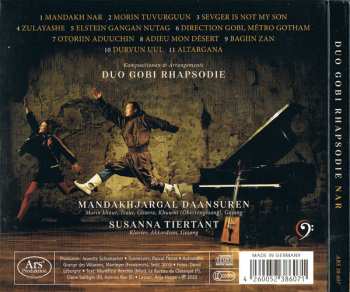 CD Duo Gobi Rhapsodie: NAR / Die Sonne