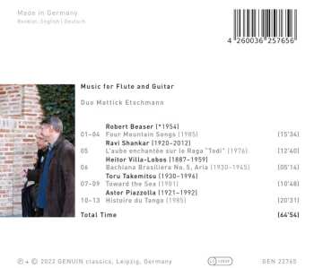 CD Duo Mattick Etschmann: Music For Flute And Guitar