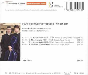 CD Duo Staemmler: Works For Cello And Piano