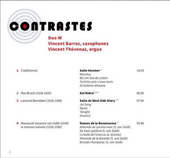 CD Duo W: Contrastes