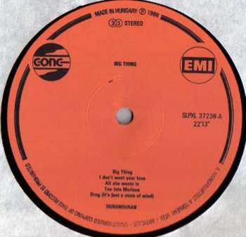LP Duran Duran: Big Thing