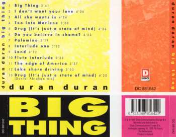 CD Duran Duran: Big Thing