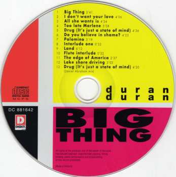 CD Duran Duran: Big Thing