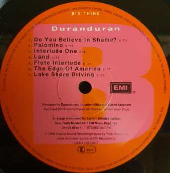 LP Duran Duran: Big Thing