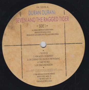 LP Duran Duran: Seven And The Ragged Tiger