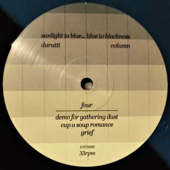 2LP The Durutti Column: Sunlight To Blue...Blue To Blackness CLR