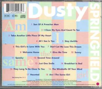 CD Dusty Springfield: Am I The Same Girl