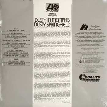 2LP Dusty Springfield: Dusty In Memphis LTD