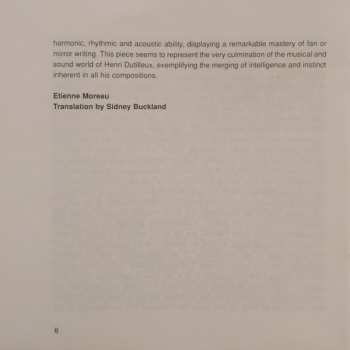 CD Henri Dutilleux: L'Oeuvre Pour Piano