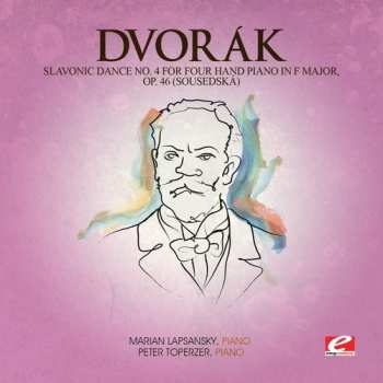 CD Dvorak: Slavonic Dance 4 Four Hand Piano F Maj 46