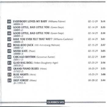 CD Earl Hines And His Orchestra: 1928-1932