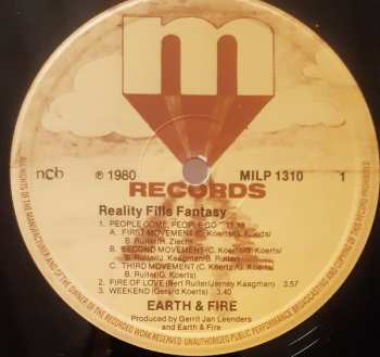 LP Earth And Fire: Reality Fills Fantasy