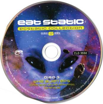 6CD/Zestaw pudełkowy Eat Static: Ecstatic Collection