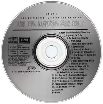 CD EAV (Erste Allgemeine Verunsicherung): Kann Denn Schwachsinn Sünde Sein...?