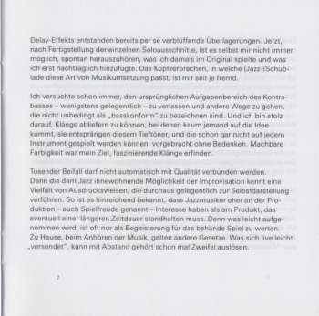 CD Eberhard Weber: Résumé