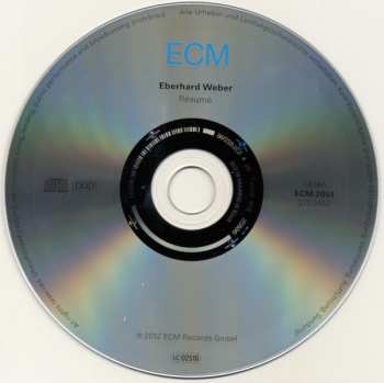 CD Eberhard Weber: Résumé