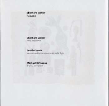CD Eberhard Weber: Résumé