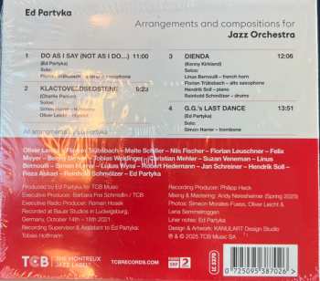 CD Ed Partyka: Arrangements and compositions for Jazz Orchestra