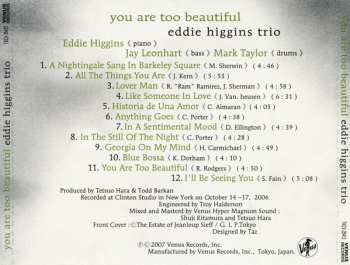 CD The Eddie Higgins Trio: You Are Too Beautiful