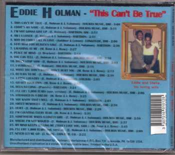 CD Eddie Holman: This Can't Be True