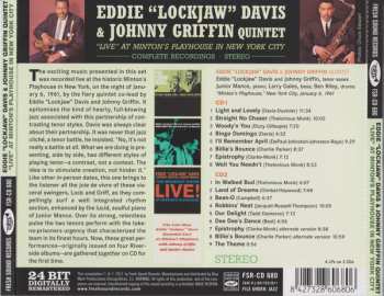 2CD The Eddie Davis-Johnny Griffin Quintet: “Live” At Minton’s Playhouse In New York City