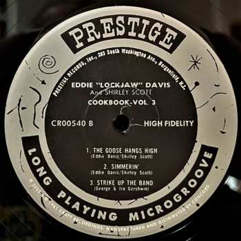 4LP/Zestaw pudełkowy Eddie "Lockjaw" Davis: Cookin' With Jaws And The Queen: The Legendary Prestige Cookbook Albums LTD