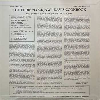 4LP/Zestaw pudełkowy Eddie "Lockjaw" Davis: Cookin' With Jaws And The Queen: The Legendary Prestige Cookbook Albums LTD