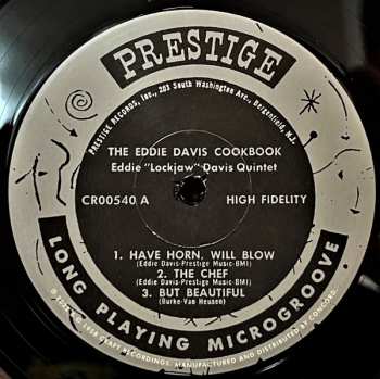 4LP/Zestaw pudełkowy Eddie "Lockjaw" Davis: Cookin' With Jaws And The Queen: The Legendary Prestige Cookbook Albums LTD