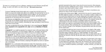 CD Cuarteto Latinoamericano: String Quarterts 1, 2 & 3 - Sula' - Bocetos A Yolanda