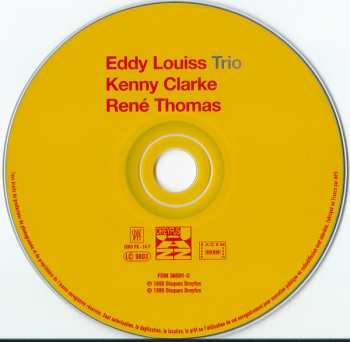 CD Kenny Clarke: Eddy Louiss Trio DIGI