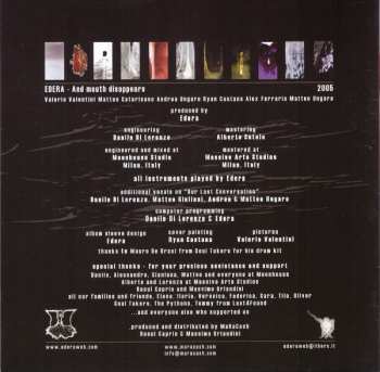 CD Edera: And Mouth Disappears