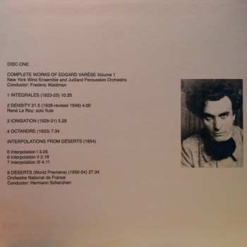 3CD/Zestaw pudełkowy Edgard Varèse: Complete Works Of Edgard Varèse, Volume 1