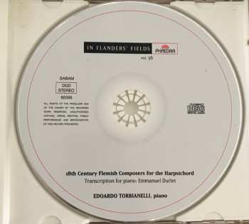 CD Emmanuel Durlet: 18th Century Flemish Composers For The Harpsichord