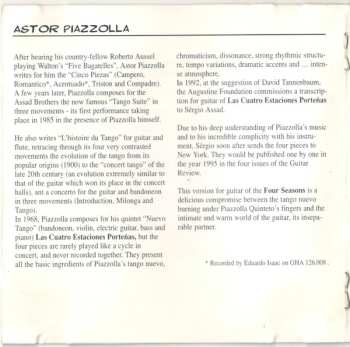 CD Eduardo Isaac: Astor Piazzolla - The Four Seasons