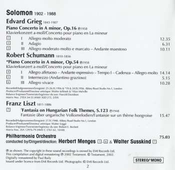 CD Robert Schumann: Piano Concertos / Hungarian Fantasia