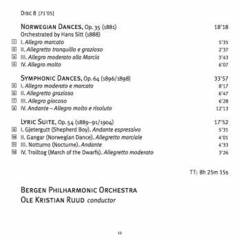 8CD/Zestaw pudełkowy Edvard Grieg: The Complete Orchestral Music