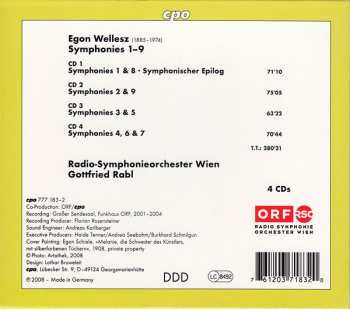 4CD/Zestaw pudełkowy RSO Wien: Symphonies 1–9