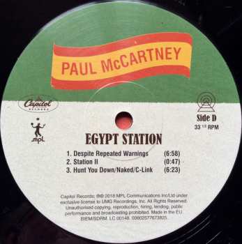 3LP Paul McCartney: Egypt Station (Explorer’s Edition) LTD