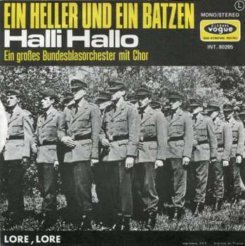 SP Ein grosses Bundesblasorchester mit Chor: Ein Heller Und Ein Batzen (Halli Hallo)