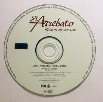 CD El Arrebato: Una Noche Con Arte