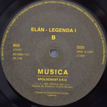 LP Elán: Legenda 1