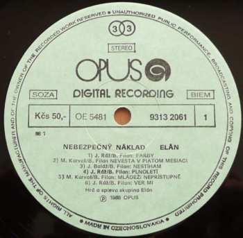 LP Elán: Nebezpečný Náklad