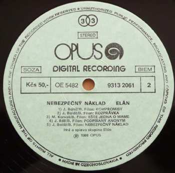 LP Elán: Nebezpečný Náklad