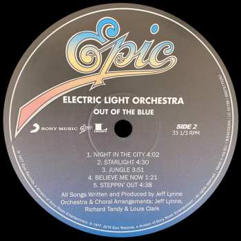 2LP Electric Light Orchestra: Out Of The Blue