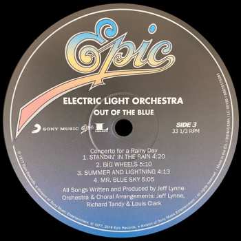 2LP Electric Light Orchestra: Out Of The Blue