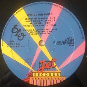 LP Electric Light Orchestra: Secret Messages