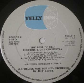 2LP Electric Light Orchestra: The Best Of ELO