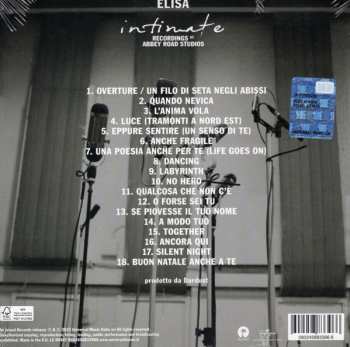 CD Elisa: Intimate - Recordings At Abbey Road Studios DLX