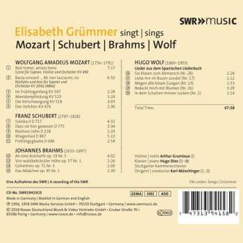 CD Elisabeth Grümmer: Elisabeth Grümmer Sings Mozart Schubert Brahms Wolf